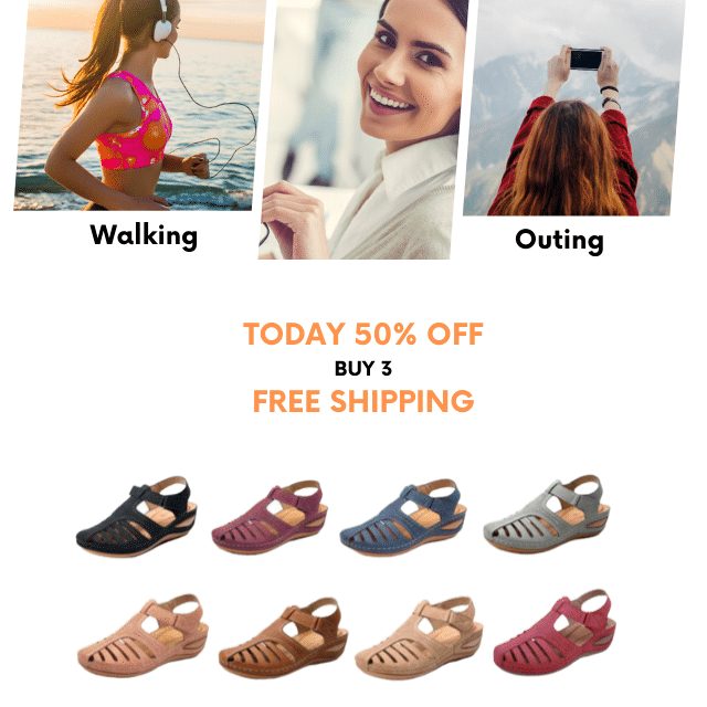đ„Aktion - 50 % Rabattđ-Leichte orthopĂ€dische Ledersandalen von höchster QualitĂ€t