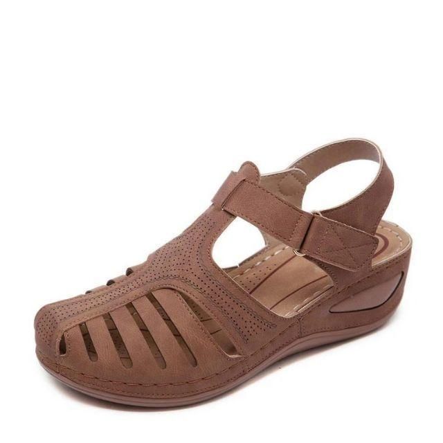 đ„Aktion - 50 % Rabattđ-Leichte orthopĂ€dische Ledersandalen von höchster QualitĂ€t