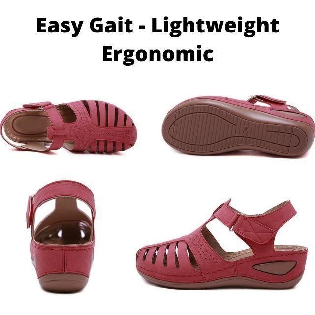 đ„Aktion - 50 % Rabattđ-Leichte orthopĂ€dische Ledersandalen von höchster QualitĂ€t