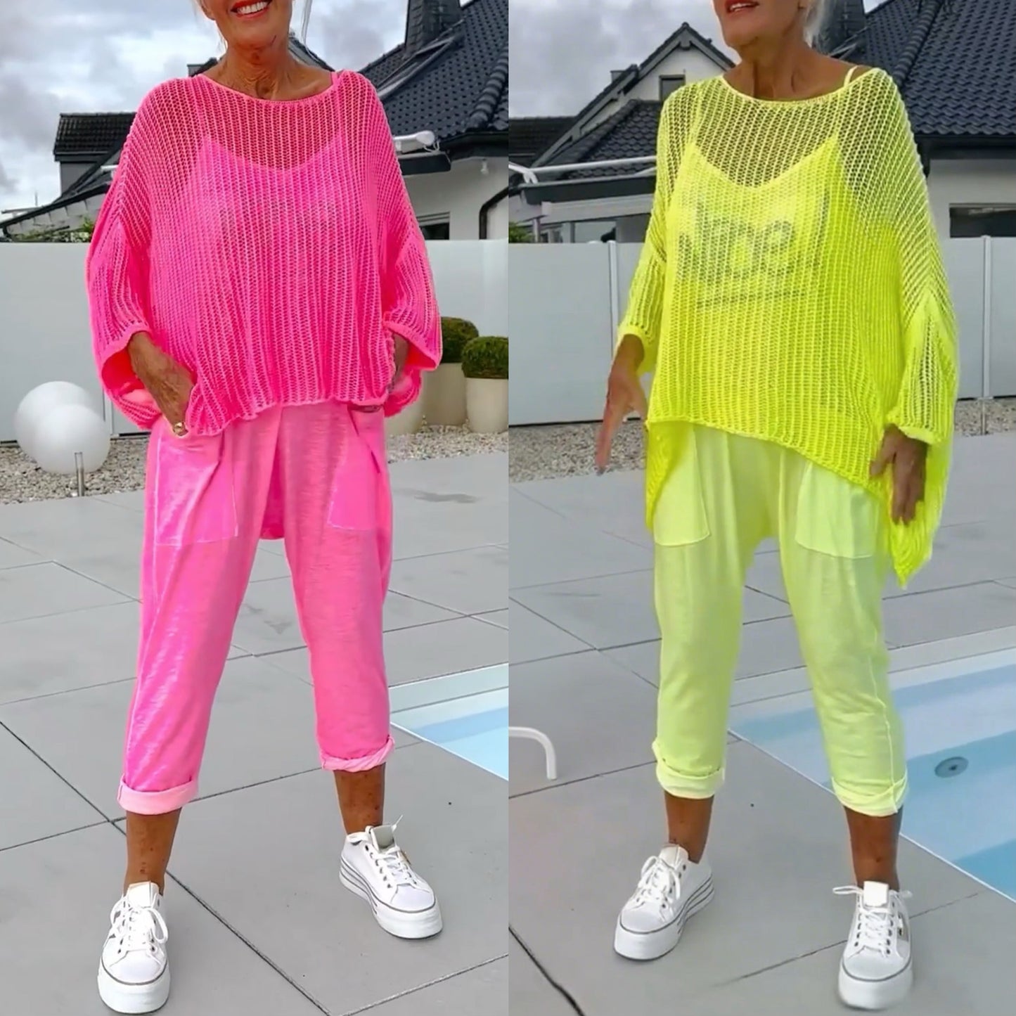 đžHĂ€ngselbyxor med bokstavstryck för damer Jumpsuit+ Hollow Smock Casual Kostym