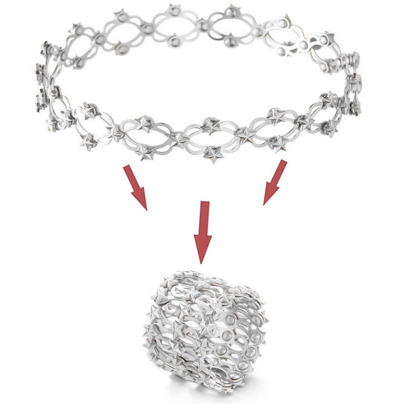 🔥Kaufe 1 erhalte 1 gratis🔥Faltbarer Ring-Armband