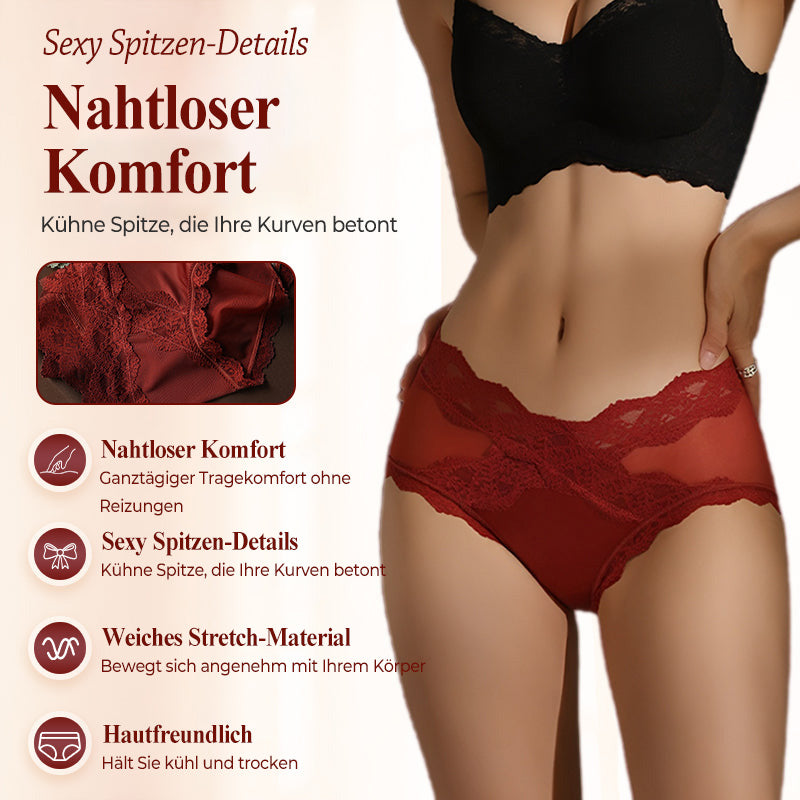 Damen sexy und bequeme Unterhosen mit Spitze