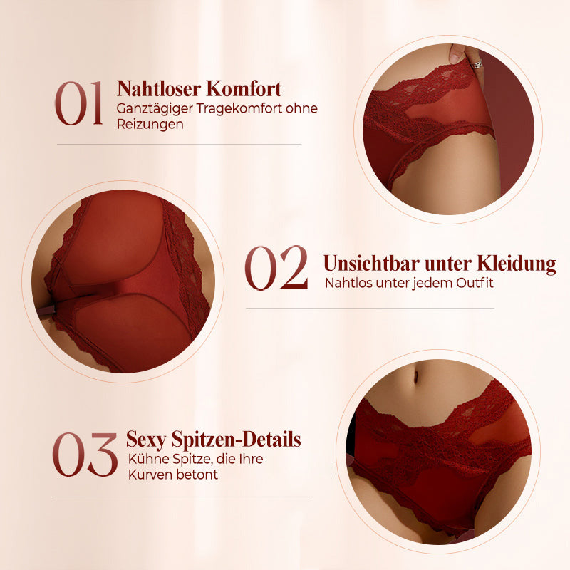 Damen sexy und bequeme Unterhosen mit Spitze