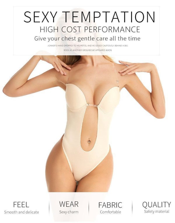 ✨Heißer Verkauf✨Rücken freizügiges Kleid - Unsichtbarer Body Shaper BH für den Rücken