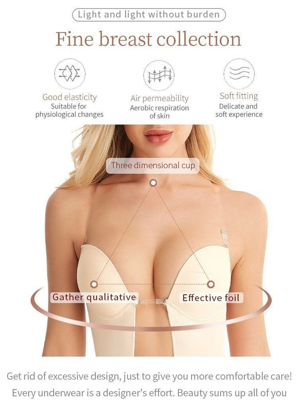 ✨Heißer Verkauf✨Rücken freizügiges Kleid - Unsichtbarer Body Shaper BH für den Rücken