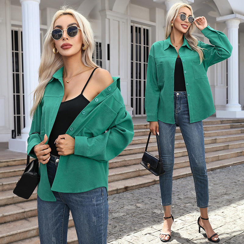 Women's Long Sleeve Button-Down Shirt