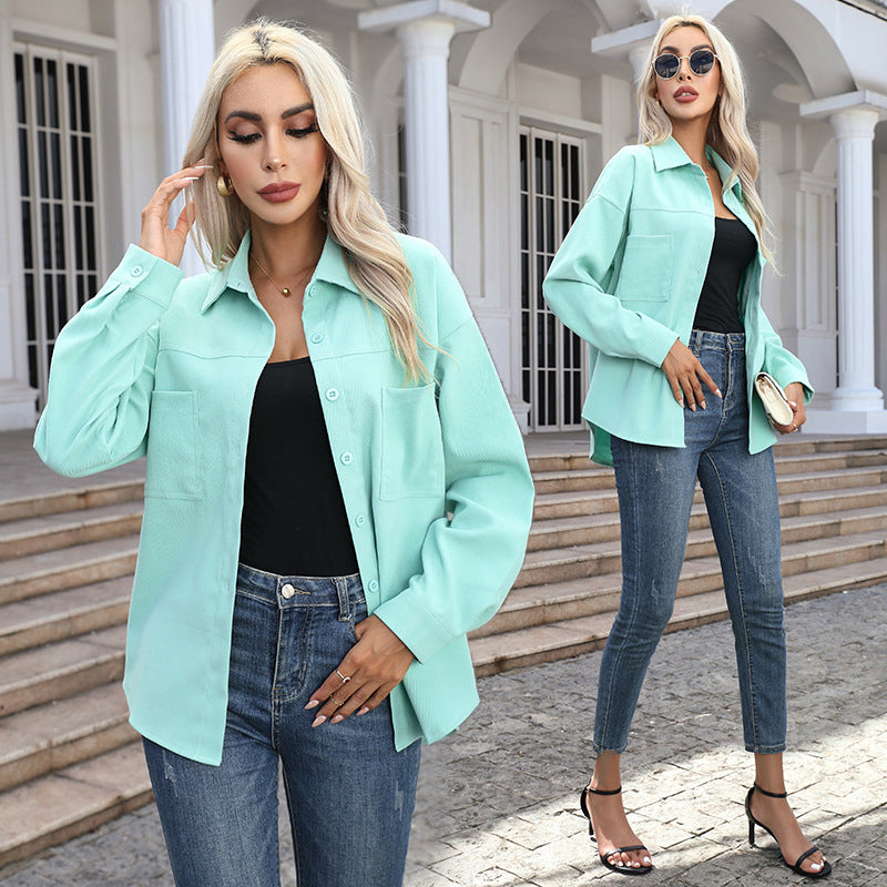 Women's Long Sleeve Button-Down Shirt