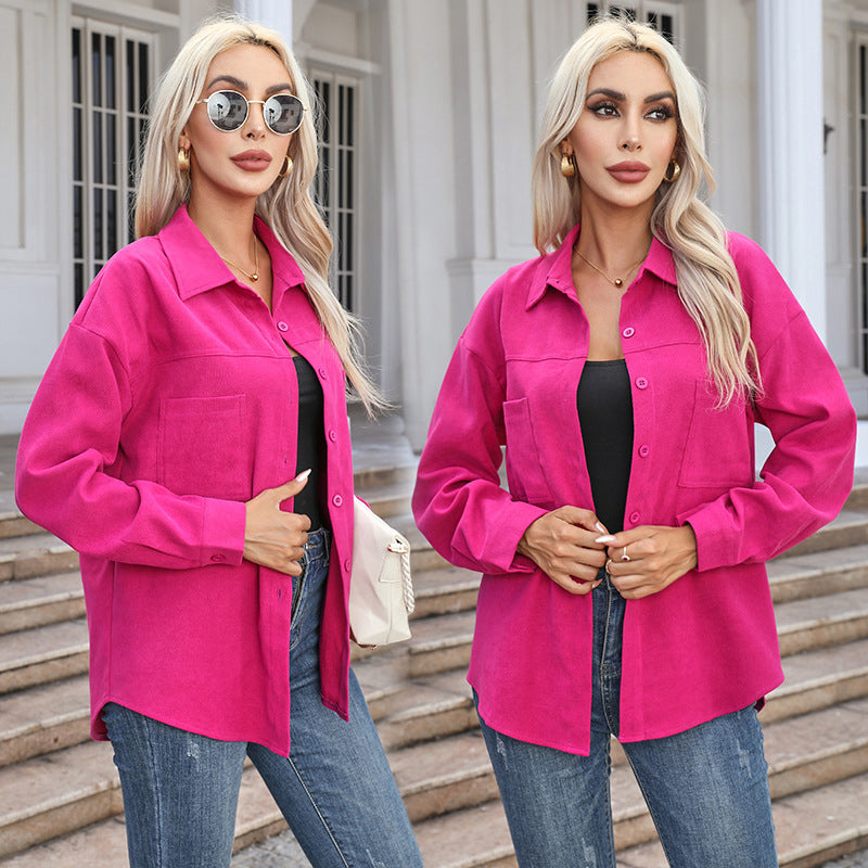 Women's Long Sleeve Button-Down Shirt