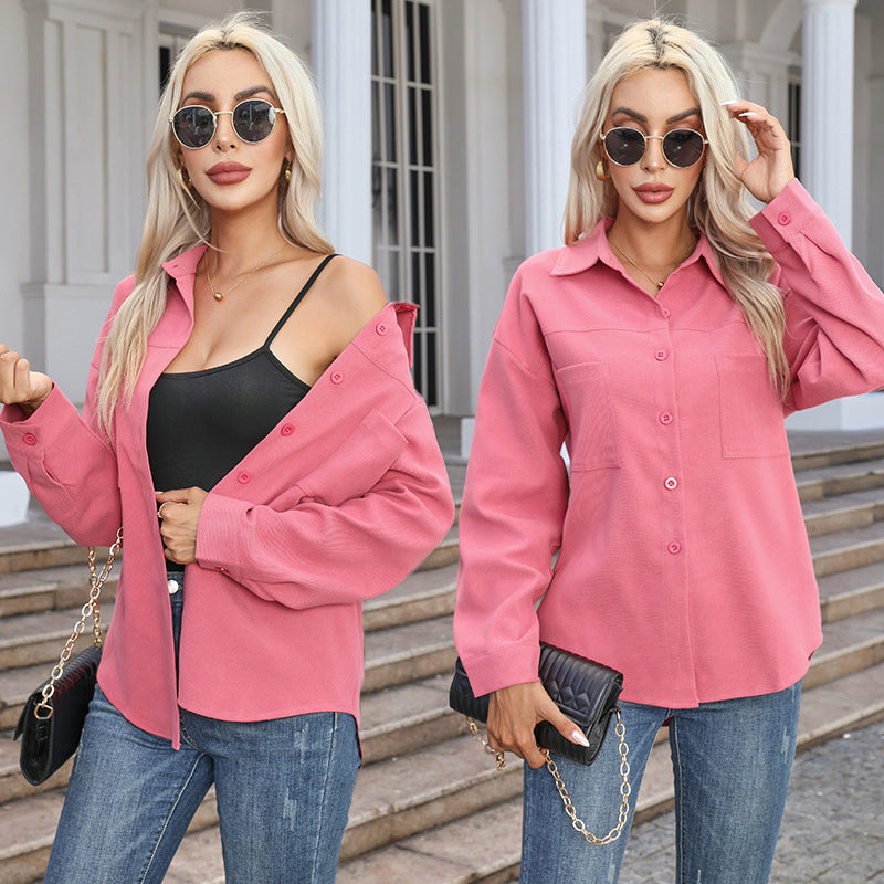 Women's Long Sleeve Button-Down Shirt