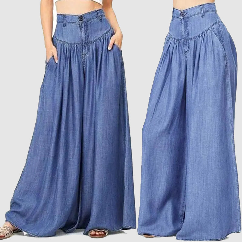 🌸NEUER SALE✨ Damenhose mit hoher Taille und weitem Bein – stilvoll, lässig und elegant! 💃