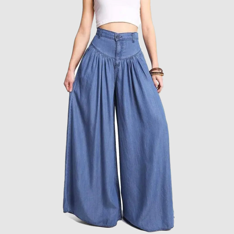 🌸NEUER SALE✨ Damenhose mit hoher Taille und weitem Bein – stilvoll, lässig und elegant! 💃