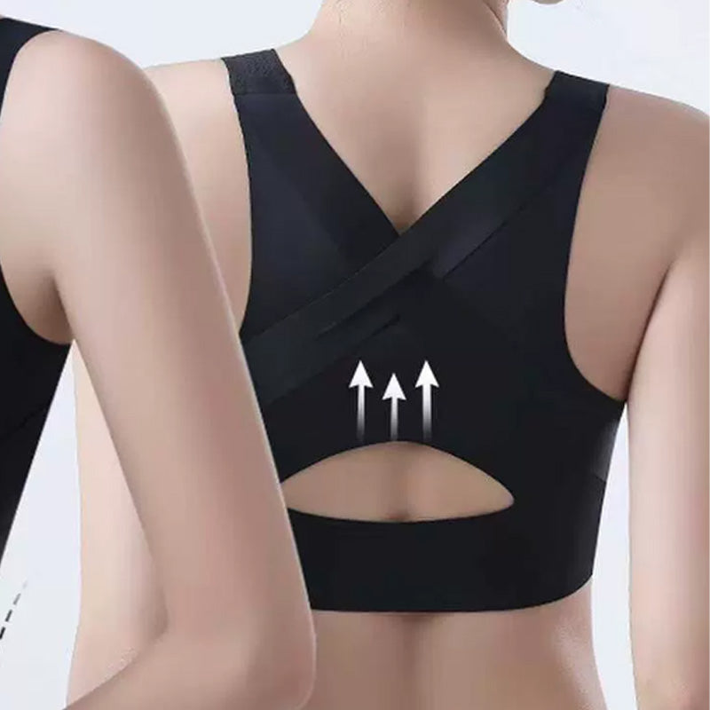 đWomen's Front Closure Seamless Back Support Posture Brađ