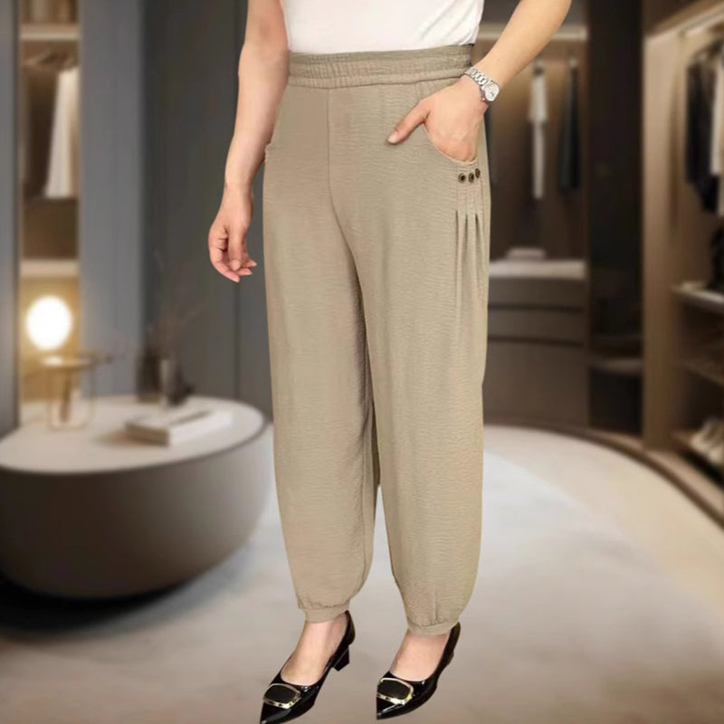 Kühle, atmungsaktive, lockere Freizeithose für Damen
