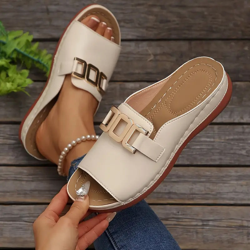 💞Bester Komfort – Bequeme orthopädische Keilsandalen für Damen