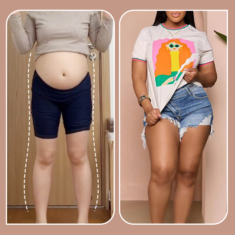 High-Waist Jeansshorts mit diagonaler Knopfleiste, rohen Kanten und Rissen