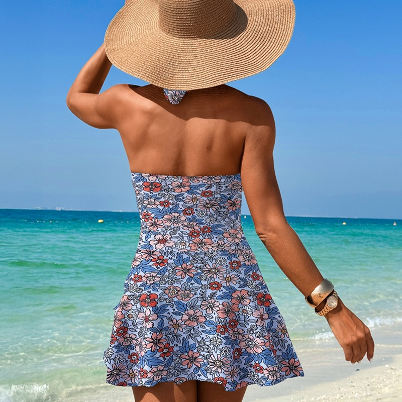 đ´Sexy Beach Side Tie Badeanzugđ