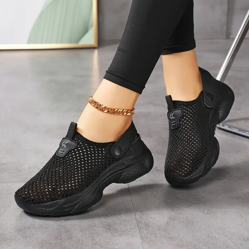 👟✨EVA-Sohlen federn jeden Schritt ab-Atmungsaktive, rutschfeste und lässige orthopädische Damen-Sneaker🚶♀️🏞️