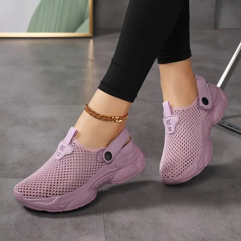 👟✨EVA-Sohlen federn jeden Schritt ab-Atmungsaktive, rutschfeste und lässige orthopädische Damen-Sneaker🚶♀️🏞️