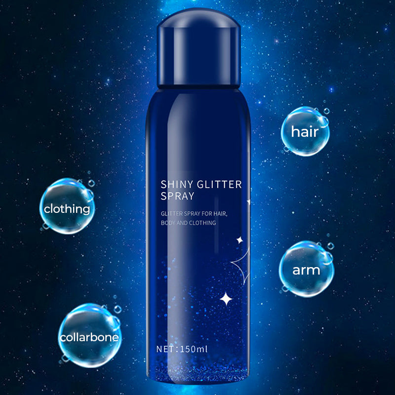 ✨Kaufe eins und bekomme eins gratis!Lang anhaltendes, glänzendes Glitzerspray für den Körper
