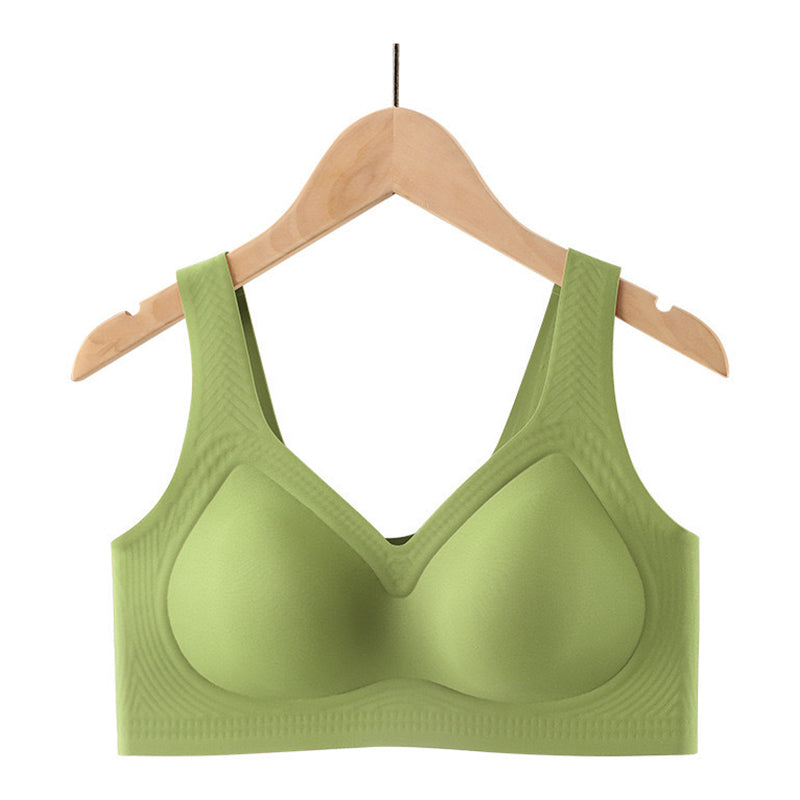 Atmungsaktiver, weicher, nahtloser BH im Tank-Stil