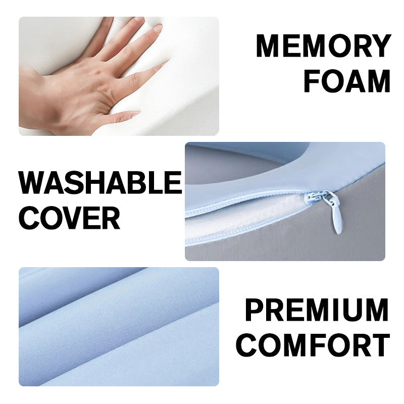 đ„Letzter Tag Sonderangebot: 50 % Rabattâïžđ€Memory Foam U-förmiges Reise-Nackenkissen
