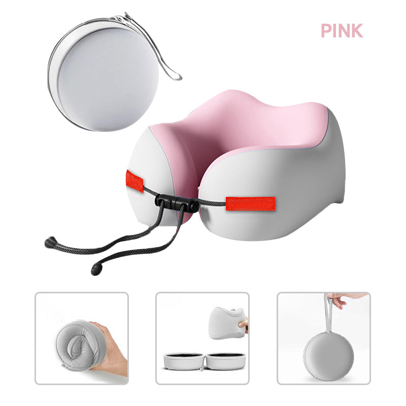 🔥Letzter Tag Sonderangebot: 50 % Rabatt✈️💤Memory Foam U-förmiges Reise-Nackenkissen