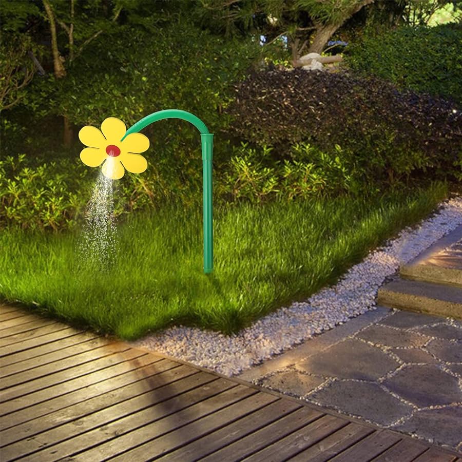 Gartensprinkler in Gänseblümchenform