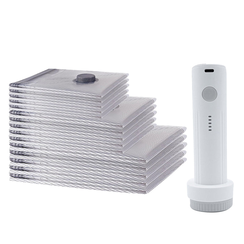 ✨🧳 Reise-Vakuumbeutel-Set mit Pumpe – Mehr Stauraum, weniger Gepäck! ✨🔋 Platzsparend, robust & einfach zu bedienen – dein praktischer Reisebegleiter.