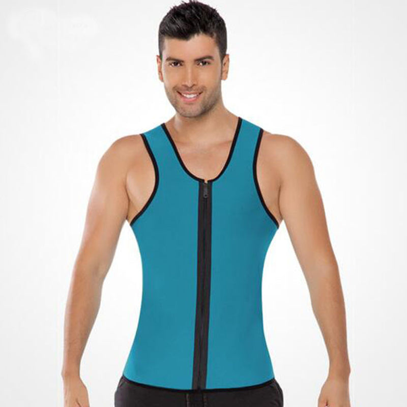 💪Herren-Trainings-Body-Shaper-Tanktop mit Reißverschluss🔥