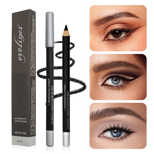 đ 3er Set Holz Eyeliner Stifte âš Wasserfester langanhaltender Augenstift in mehreren Farben fĂŒr prĂ€zises Augen Make-up