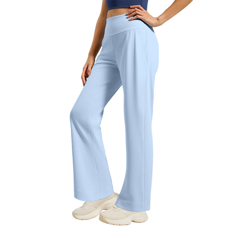 Figure-Flattering Straight-Leg Yoga Pants
