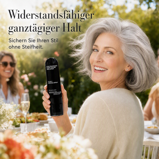 🍑✨Haar‑Volumen‑Spray mit Pfirsichduft, langanhaltend, gibt mehr Fülle, leichtes Styling‑Spray für glattes, flaches Haar