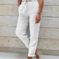 👖 55% RABATT! Damen Baumwoll-Leinenhose mit elastischem Bund – Lässig, atmungsaktiv & perfekt für Sommer!