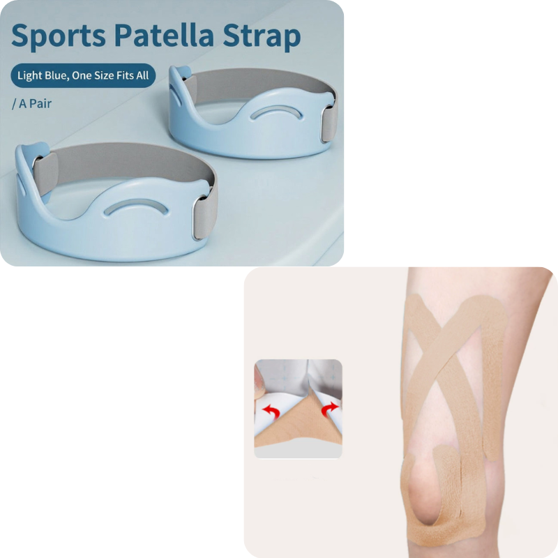 🔥 50% SOMMER-RABATT | Patellaband Kniestütze 🏃 Stoßdämpfend & atmungsaktiv für Laufen, Sport & Alltag