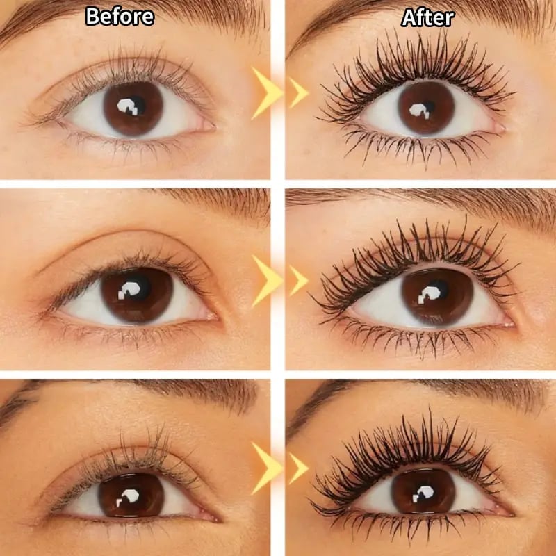 ✨ Wasserfeste Tube-Wimperntusche ✨ Langanhaltende Mascara für natürliche, voluminöse Wimpern ohne Verklumpen