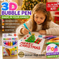 ⏳Siste dag: Kjøp 1, få 1 gratis!!🎁🔮 Magic Pen – tegn i 3D med ett strøk!🎄 DIY-penner for «boble-popcorn»-effekt 🔥