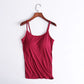 ☀️ 50 % RABATT FÜR BEGRENZTE ZEIT! 👚 Damen Tanktop mit integriertem BH – Verstellbare Träger, elastischer Stoff und runder Ausschnitt für Alltag & Layering 🤍