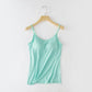 ☀️ 50 % RABATT FÜR BEGRENZTE ZEIT! 👚 Damen Tanktop mit integriertem BH – Verstellbare Träger, elastischer Stoff und runder Ausschnitt für Alltag & Layering 🤍