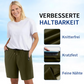 🎉⏳Unisex Eisside-Knie-Shorts aus schnelltrocknendem Stretchstoff – Luftige Freizeithose mit Taschen für Sport & Sommeralltag