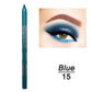 💜✨14er-Set Wimpernstifte wasserfeste farbige Gel-Liner mit metallischem & glänzendem Finish, verwischfest