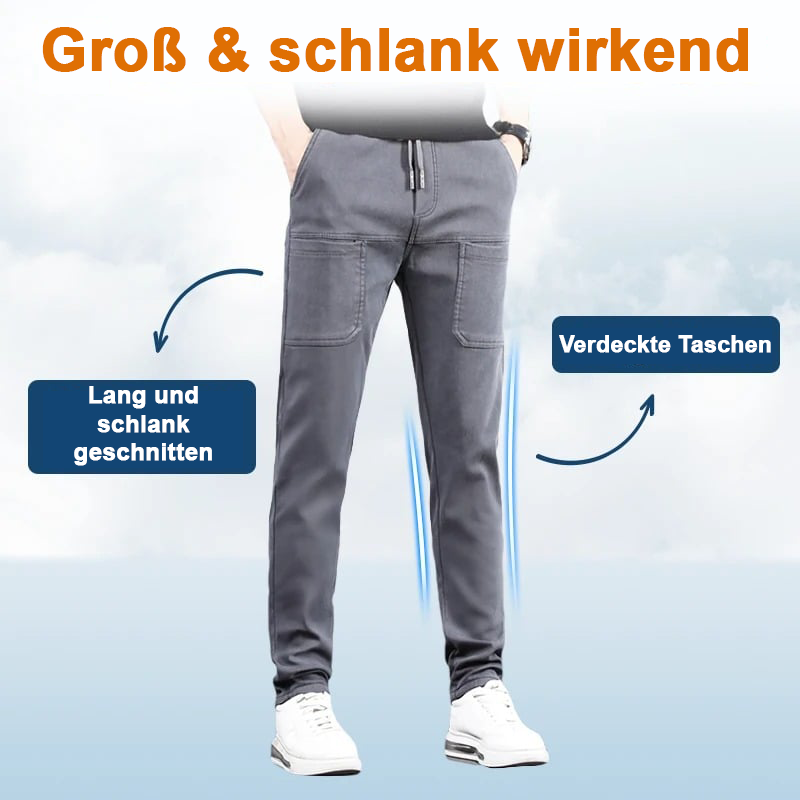 ⏰ Nur noch heute 50% Rabatt! 🏆 MultiPants hochelastische Herren Cargohose mit vielen Fächertaschen, strapazierfest & 5-fach dehnbar – perfekt für aktiven Alltag🏃‍♂️