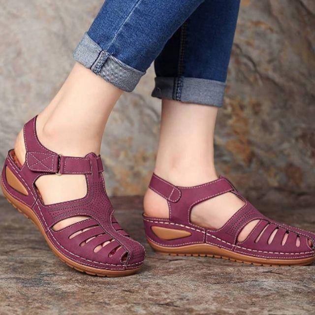 🔥Aktion - 50 % Rabatt🎉-Leichte orthopädische Ledersandalen von höchster Qualität