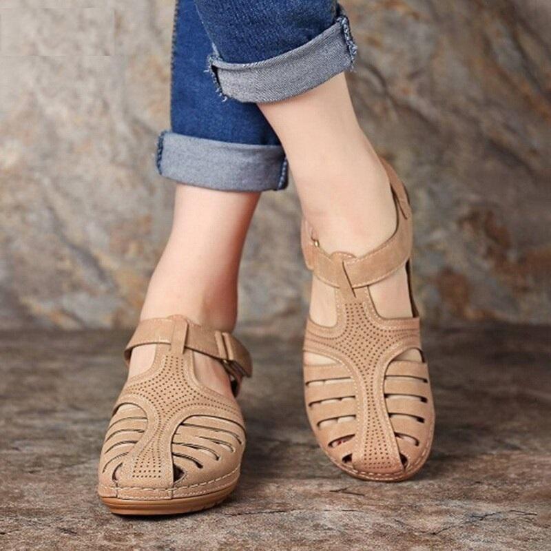 🔥Aktion - 50 % Rabatt🎉-Leichte orthopädische Ledersandalen von höchster Qualität