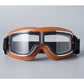🏍️ 50% RABATT! Vintage Motorradbrille – Mit UV-Schutz, antibeschlagend & verstellbarem Riemen!