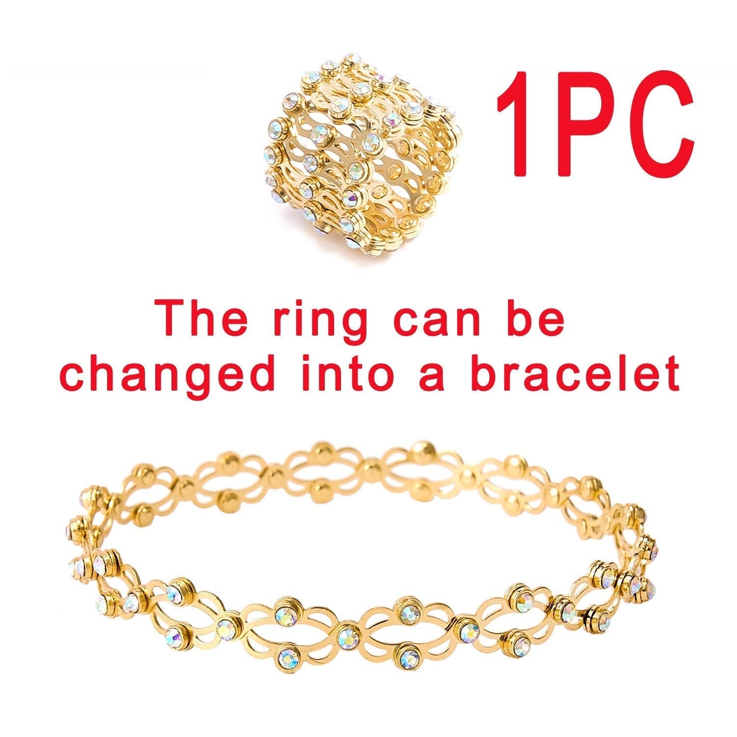 🔥Kaufe 1 erhalte 1 gratis🔥Faltbarer Ring-Armband