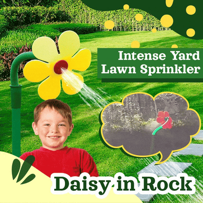 Gartensprinkler in Gänseblümchenform