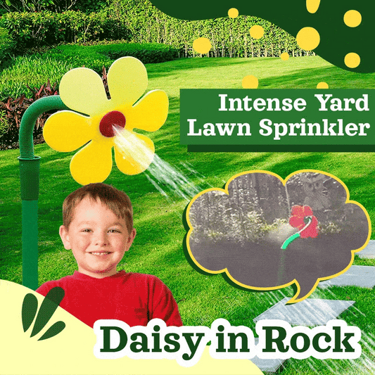 Gartensprinkler in Gänseblümchenform
