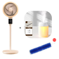 🎊Sommeraktion: 50 % Rabatt und versandkostenfrei🌀✨Motor Standventilator, 20dB sehr leiser Ventilator, 30m Wurfweite, 2465m³/h Luftvolumen, Fan mit Fernbedienung & Kühlung