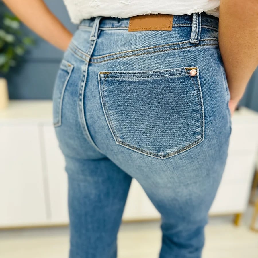 🔥Sommer-Sale: 50% RABATT❤️👖Holy Grail Bootcut-Jeans zur Bauchkontrolle
