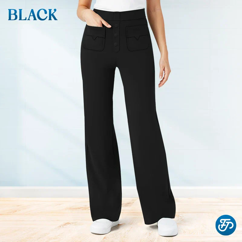 🔥Letzter Tag 50% RABATT🔥2026 NEUE Damen Casual High Waist Stretch Hose 2